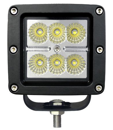 FOCO DE TRABAJO Y CABINA 9-32 V - 6 LED CREE - 24W - IP67-1.500 lumens (1)