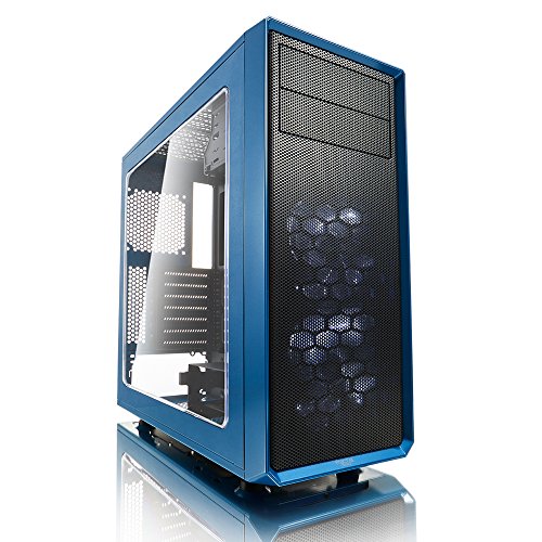 Fractal Design Focus G 2 x Ventiladores Silenciosos USB3 Ventana Panel ATX PC Case – Azul