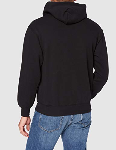 Fruit of the Loom SS026M, Sudadera con capucha y cremallera Para Hombre, Negro (Black), Medium