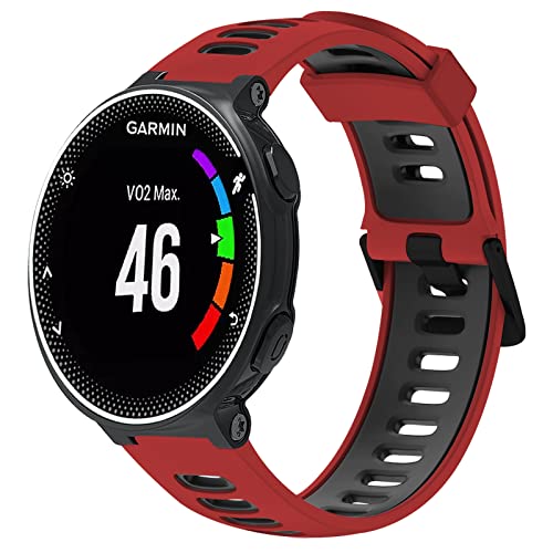 Gofl Correa para Garmin Forerunner 735XT,Correa de Reemplazo para Forerunner 235 - Banda de Reloj Silicona Suave Sports Pulsera de Repuesto Compatible Garmin Forerunner 235/735XT/220/230/620/245