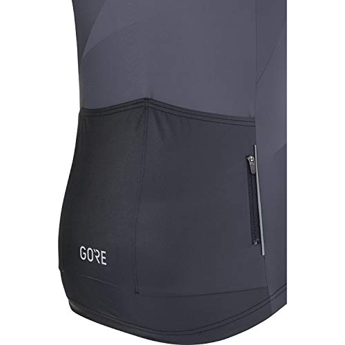 GORE WEAR Maillot de manga corta Fade para hombre, XXL, Azul grisáceo/Negro