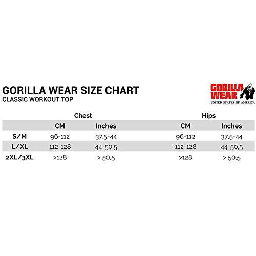 GORILLA WEAR Camiseta de Trabajo clásica, Verde Militar, Extra-Large para Hombre