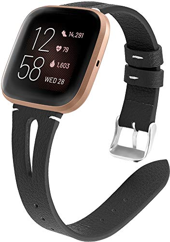 Gransho Compatible con Fitbit Versa 2 / Versa 2 SE/Versa Lite/Versa smartwatch Correa de Reloj De Cuero para Mujer (Pattern 16)