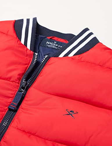 Hackett London Baseball JKT Y Chaqueta, 2fmhigh Risk Red, 9 años para Niños