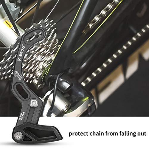 Herramienta de guía de cadena de bicicleta de aleación de aluminio ultraligera para soporte inferior ISCG 05 Accesorios de bicicleta Guía de cadena de bicicleta, guía de cadena con tornillos redondos