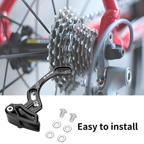 Herramienta de guía de cadena de bicicleta de aleación de aluminio ultraligera para soporte inferior ISCG 05 Accesorios de bicicleta Guía de cadena de bicicleta, guía de cadena con tornillos redondos