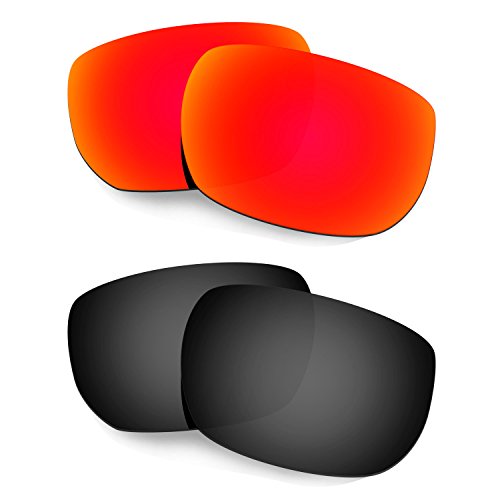 HKUCO Plus Mens Replacement Lenses For Oakley Style Switch - 2 pair