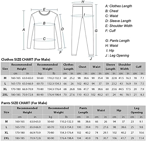 Hombre Invierno Calentado Termal Ropa Interior Tops Pantalones Teléfono Inteligente Control De Temperatura Inteligente Ropa De Calefacción para Sport Skiing Correr Senderismo,S