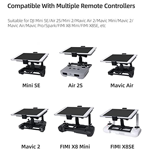 Honbobo Control Remoto Tableta Teléfono Poseedor Soporte Acollador para dji Mini SE/Air 2S / Mini 2 / Mavic Air 2 / Mavic Mini/Mavic 2 / Mavic Air/Mavic Pro/Spark/FIMI X8 Mini/FIMI X8SE (for Tablet)