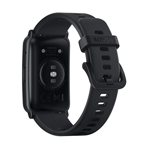 HONOR Watch ES Smartwatch Reloj Inteligente de Deporte 5ATM de Pantalla 1,64" con Monitor de Pulsómetro, Blood Pressure y Sueño Pulsera de Actividad Fitness Tracker Unisex Android iOS (Negro)