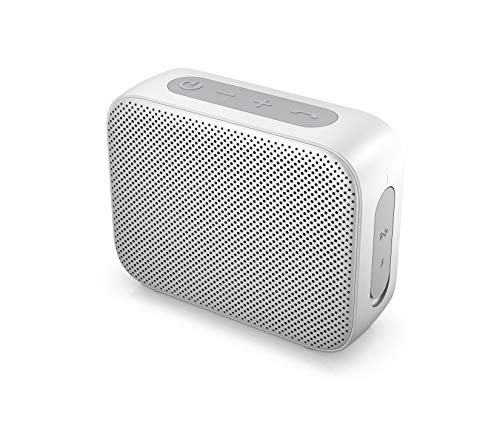 HP - PC Altavoz Bluetooth 350, Altavoz portátil con micrófono, conexión Bluetooth y AUX 3,5 mm, Carga USB-C, Resistente al Agua y al Polvo, Compatible con PC, Tablet y Smartphone, Color Plateado