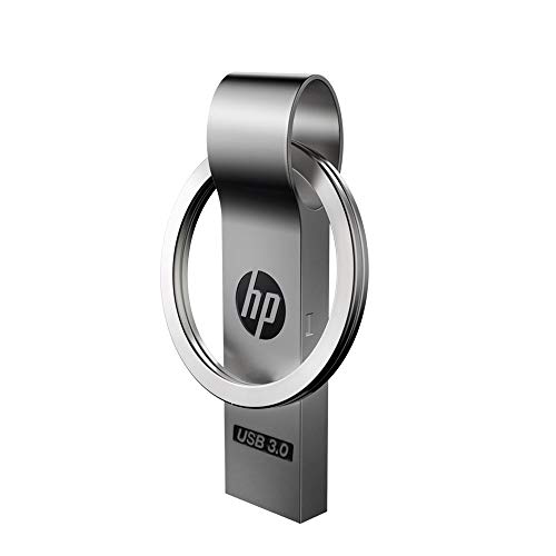 HP x785 W USB 3.0 Unidad Flash Anillo de Metal Clave Diseño (64.0 GB), Color Plateado