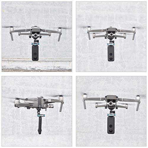 HUANRUOBAIHUO Cámara de Montaje Fijo Amortiguador Soporte Inferior for dji Mavic Pro 2 / Zoom/for Insta360 UNO X/for GoPro cuadricóptero Accesorios (Color : 1 Kit)