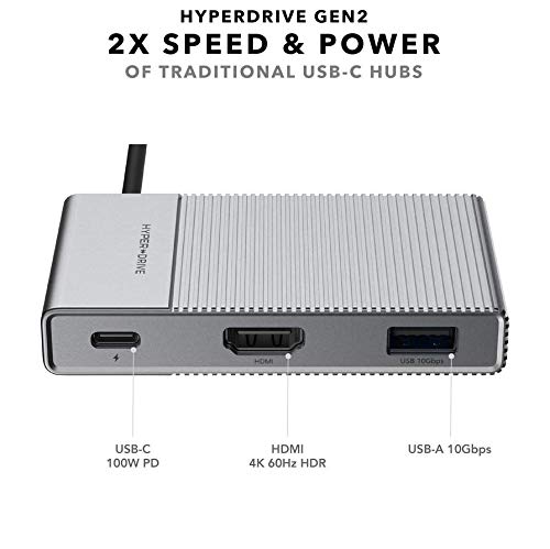 HyperWheels GEN2 USB-C 6-in-1 hub