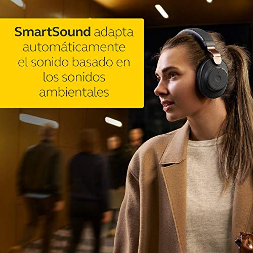 Jabra Elite 85h Amazon Edition - Auriculares Inalámbricos Over-Ear, Cancelación Activa de Ruido, Batería de Larga Duración para Llamadas y Música, Negro Cobre