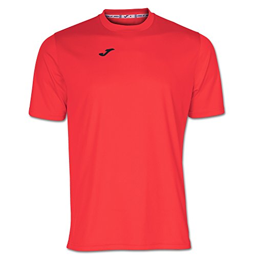 Joma Combi Camiseta Manga Corta, Hombre, Coral Fluor, 2XL-3XL