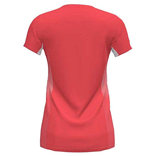 Joma Elite VII Camiseta Running, Mujer, Coral Fluor, S