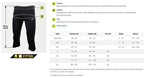 Joma Skin Pantalones Térmicos, Hombre, Azul (Azul Marino), L