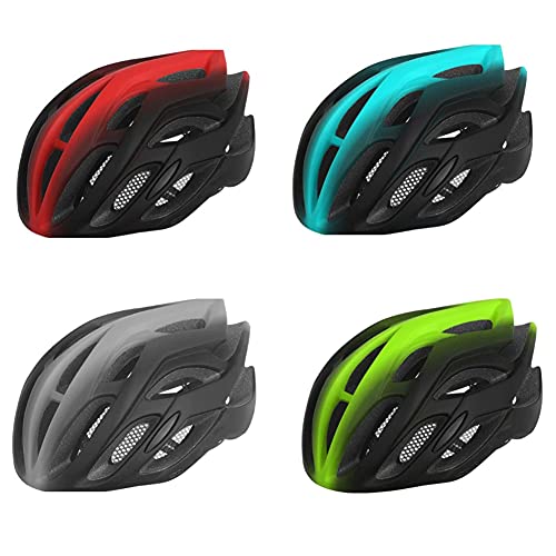 Jorzer Casco de Bicicleta Cabeza para Adultos Protección de Seguridad Casco de Bicicleta Ultralight EPS Ajustable EPS Ciclismo Equipo de Seguridad con Insecto Net Gris Road Bike Ciclo Casco