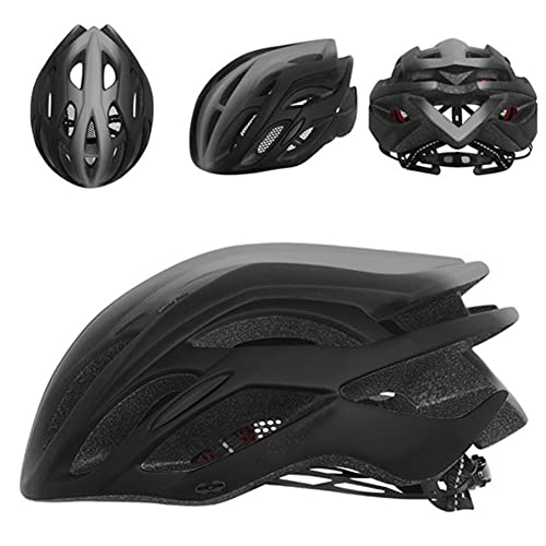 Jorzer Casco de Bicicleta Cabeza para Adultos Protección de Seguridad Casco de Bicicleta Ultralight EPS Ajustable EPS Ciclismo Equipo de Seguridad con Insecto Net Gris Road Bike Ciclo Casco