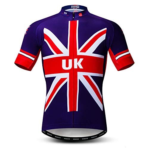 JPOJPO Ciclismo Jersey Para Hombres Pro Team Bicicletas Ropa MTB Bike Jerseys Cortos Conjunto Reino Unido