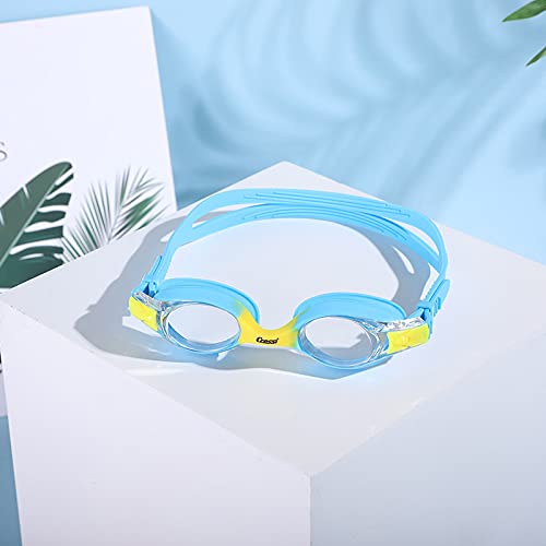 JSJJAUJ Gafas de natación Niños Natación Gafas HD Anti-Niebla Profesional Deportes Agua Gafas de Agua Nadar Eyewear Impermeable Niños Nateros Gafas al por Mayor (Color : Blue)