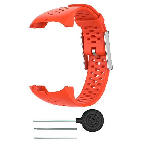 kdjsic Correa de muñeca de Silicona para Reloj Inteligente para Polar M400 M430, Pulsera de Reloj Inteligente de Repuesto cómodo y Transpirable