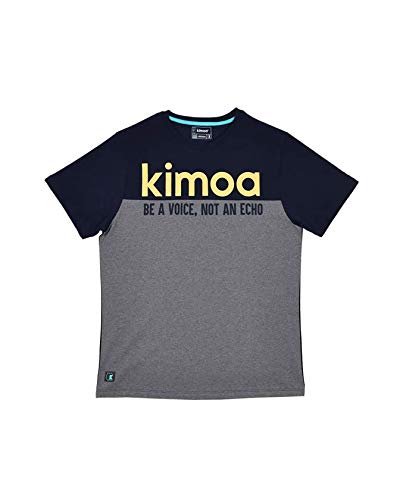 KIMOA Camiseta Alta Lake Blue, Unisex Adulto, Azul, S