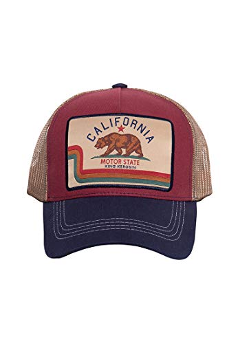 King Kerosin California Gorra de bisbol, carbón, Talla única para Hombre