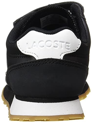 Lacoste Partner 0121 1 SUC, Zapatillas, Blk/Wht, 34 EU