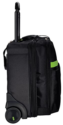 Leitz Smart Traveller, Maleta de mano, Poliéster/Metal/piel, 42 cm, Negro