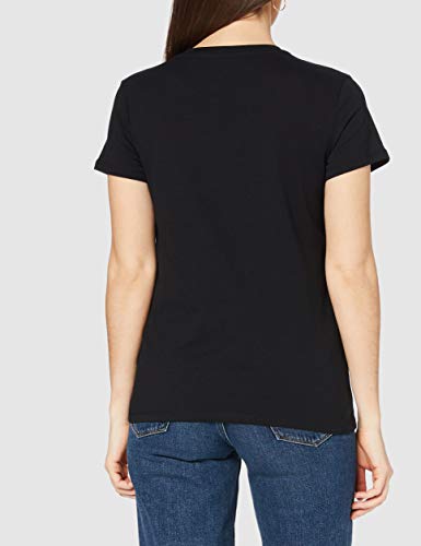 Levi's The Perfect tee Camiseta, Mineral Black, S para Mujer