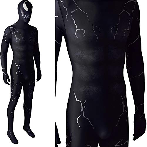 LGYCB Película Venom Cosplay Ropa Symbiote Medias Trajes Etapa Rendimiento Siamese Ropa Niños Adultos Disfrute Disfrute Conjunto de Cuerpo Completo,Adult XXXL(180~185cm)-Bodysuit