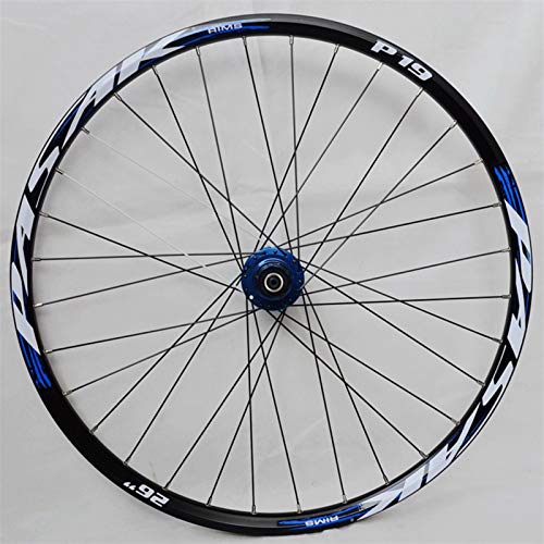 Llanta de bicicleta MTB Bike Wheelset 26/27.5 / 29 pulgadas Lanzamiento rápido Bicicleta Frontal y trasero Discero de la rueda de la rueda de ciclismo Ruedas de doble pared RIMS 32 Agujero 7-11 Casset