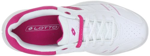 Lotto Sport Court Logo V W, Zapatillas de Tenis Mujer, Blanco, 37