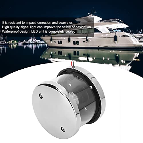 Luces de navegación LED para Barcos Marinos, lámpara de señalización Todo el Ancla LED IP66 Luz de Proa para pontón Barco Marino yate 3W DC12V-24V