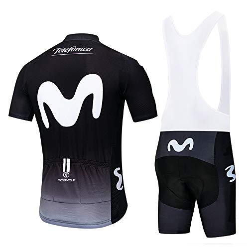 Maillot Ciclismo Verano Hombre Manga Corta y 3D Gel Acolchado Culotes Pantalones Ciclismo Ropa Verano Primavera