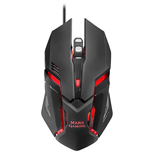 Mars Gaming MCPRGB2ES, Combo Gaming Teclado y Ratón +Alfombrilla XXL+ Cascos, ES