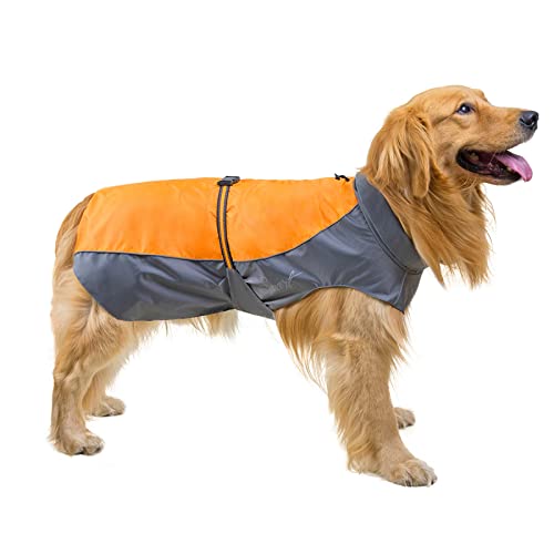 Mascota Ropa para Perros Grandes Ropa Chaqueta Golden Retriever Husky Border Shepherd Otoño Invierno Chaquetas Europeas y Americanas,Azul,3XL