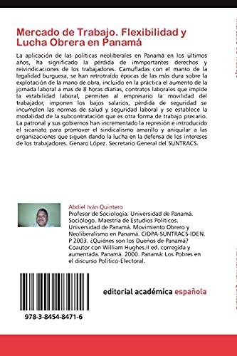 Mercado de Trabajo. Flexibilidad y Lucha Obrera en Panamá