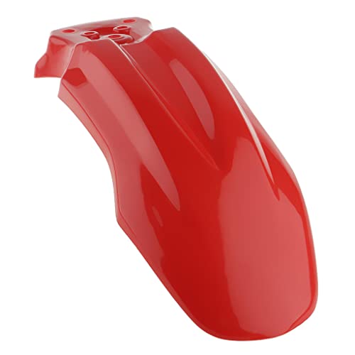 MERIGLARE Cafe Racer Motorcycle Front Mudguard para CRF50 - Rojo