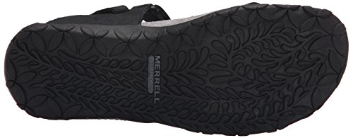 Merrell Terran Convert Ii Sandalias Deportivas para Mujer, Negro, 36 EU