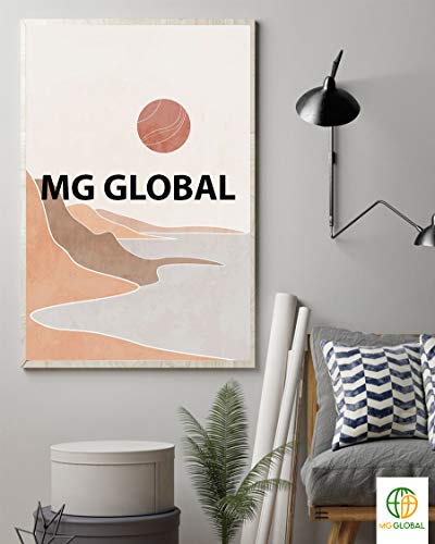 MG global Impresión artística de mapas de Tenerife, Canarias, muchos colores, papel de calidad artística de 350 g/m², sin marco, 16x24 inches poster