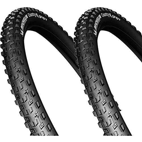 Michelin Cubierta MTB 27.5 x 2.10 Country Grip´r, Deportes y Aire Libre, Negro-Negro, 27,5 x 2,10