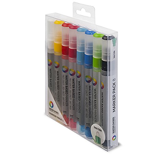 Montana Colors MTN Water Based Markers 5mm Set 8 Colores - Pack de 8 rotuladores, multicolor