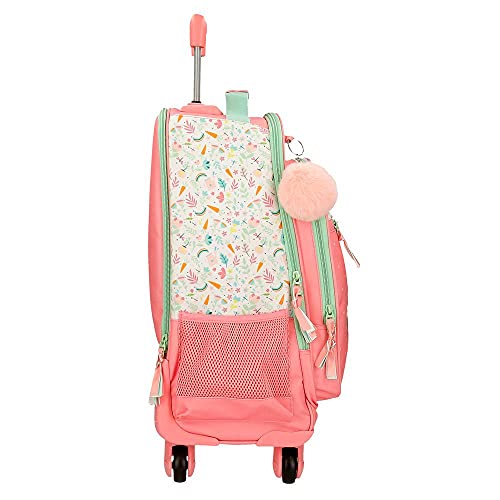 Movom Good Vibes Mochila 4 Ruedas Rosa 33x44x21 cms Poliéster 39,5L