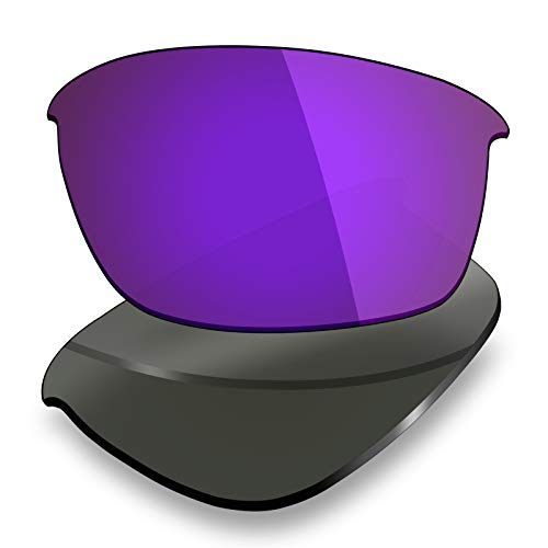 Mryok 4 pares de lentes polarizadas de repuesto para Oakley Bottle Rocket Sunglass – Negro IR/oro de 24 K / plasma morado/verde esmeralda