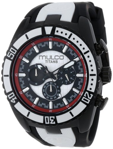 Mulco MW5-1836-026 - Reloj de Pulsera Unisex, Silicona, Color Negro