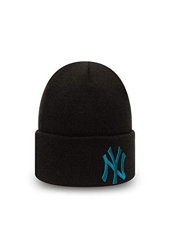 New Era Gorro Modelo League Essential Cuff Knit NEYYAN Marca, Black, Talla única