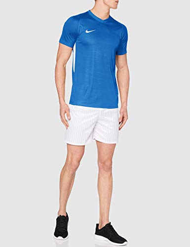 NIKE M NK Dry Tiempo Prem JSY SS T-Shirt, Hombre, Royal Blue/Royal Blue/White/White, L